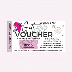 Example of our Gift Voucher. Get yours today!